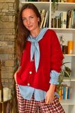 Oliver Knit Cardigan Morello